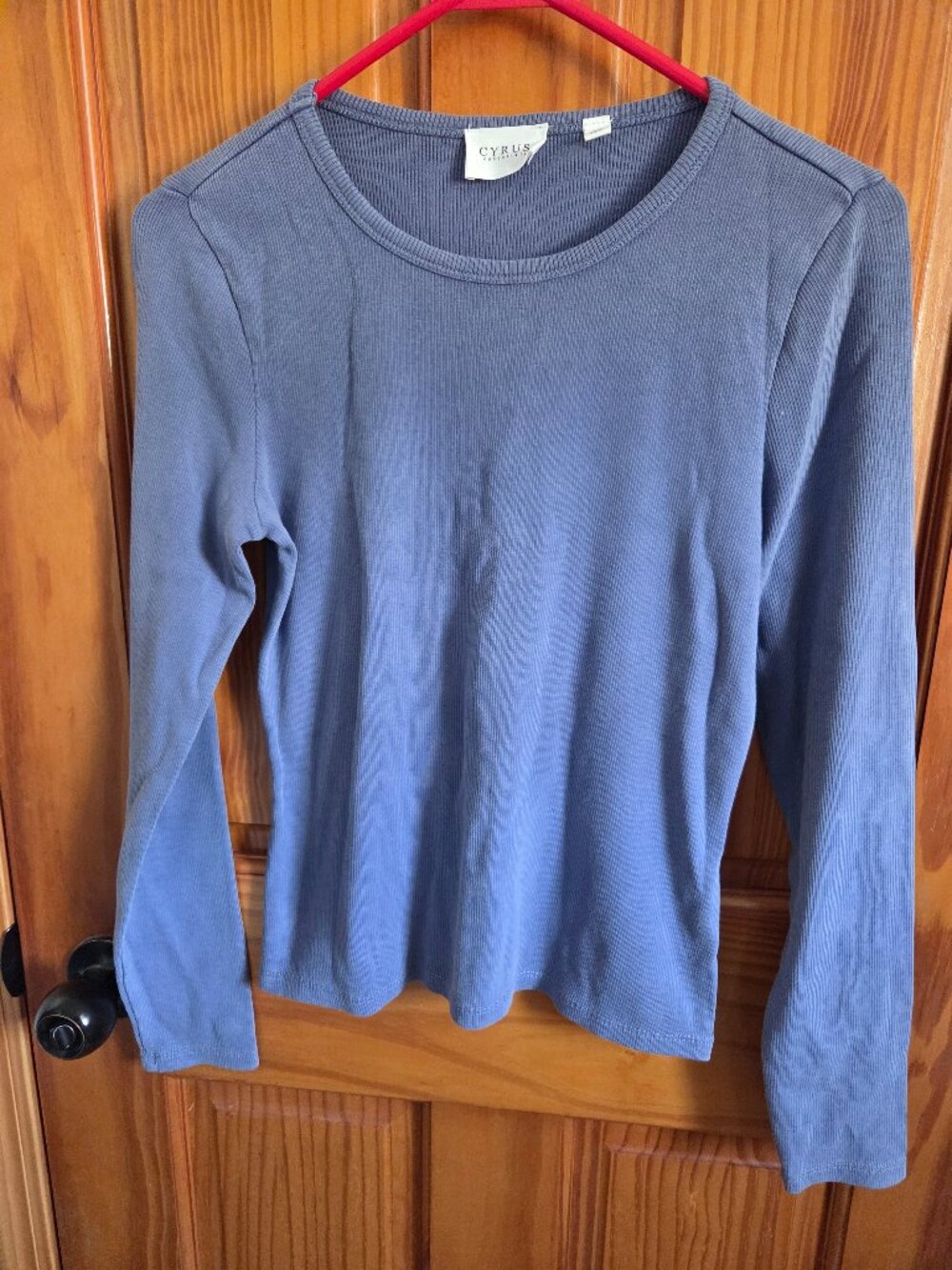 Cyrus Essentials Blue Top